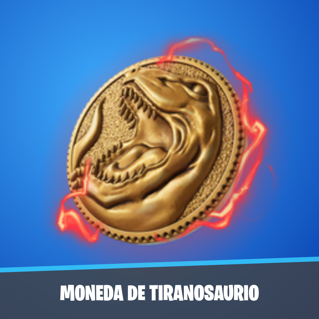 Moneda de tiranosaurio